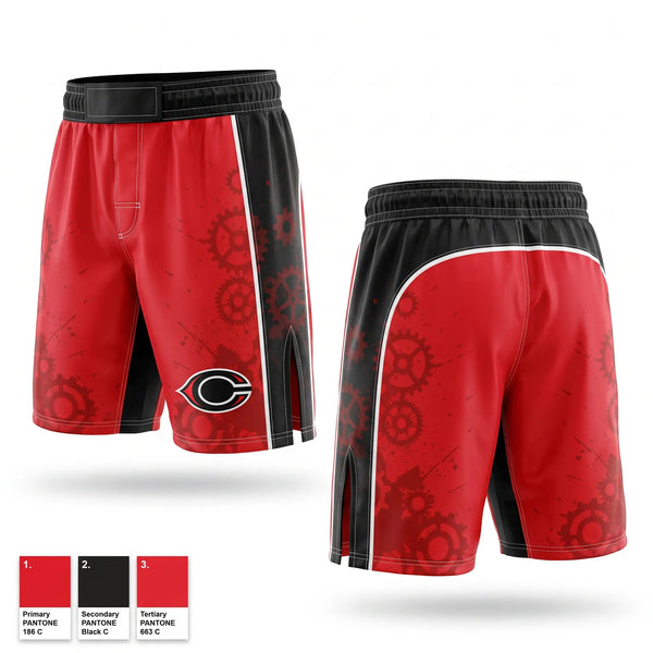 Fight Shorts, Centennial, Wrestling, Teamtime, Team time, sublimation, custom sports apparel, team uniforms, spirit wear, spiritwear, sports uniforms, custom shirts, team store, custom team store, fundraiser sports, apparel fundraiser