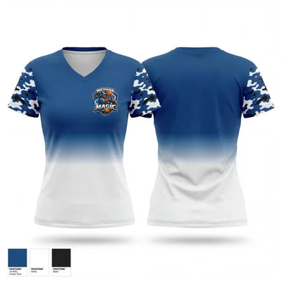 Michiana Magic 41043273 Women's Short Sleeve V-neck Shirt - 1