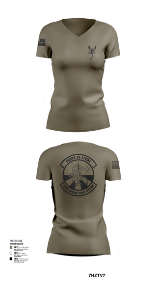 Womens Short Sleeve Vneck Shirt, 612 Combat Plans Division, , Teamtime, Team time, sublimation, custom sports apparel, team uniforms, spirit wear, spiritwear, sports uniforms, custom shirts, team store, custom team store, fundraiser sports, apparel fundraiser
