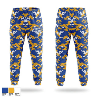 Sweatpants, Oconto Baseball, Baseball, Teamtime, Team time, sublimation, custom sports apparel, team uniforms, spirit wear, spiritwear, sports uniforms, custom shirts, team store, custom team store, fundraiser sports, apparel fundraiser