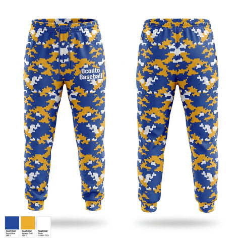 Sweatpants, Oconto Baseball, Baseball, Teamtime, Team time, sublimation, custom sports apparel, team uniforms, spirit wear, spiritwear, sports uniforms, custom shirts, team store, custom team store, fundraiser sports, apparel fundraiser