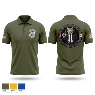 Short Sleeve Performance Polo, USFK PSD, Army, Teamtime, Team time, sublimation, custom sports apparel, team uniforms, spirit wear, spiritwear, sports uniforms, custom shirts, team store, custom team store, fundraiser sports, apparel fundraiser