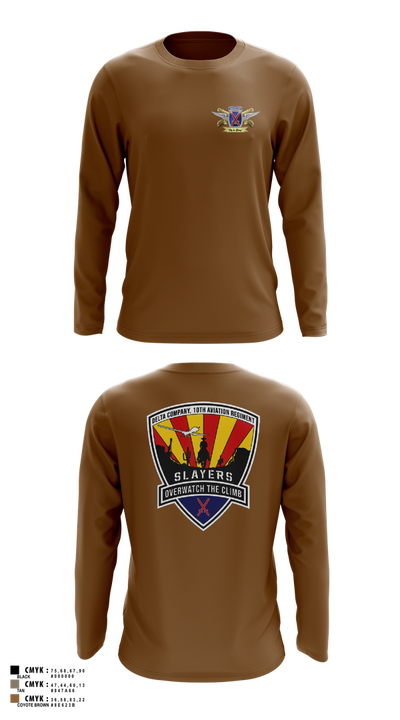 D/10 Slayers Long Sleeve Performance Shirt 19