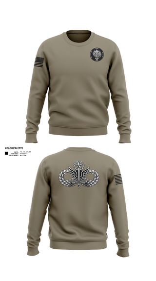 Crew Neck Sweatshirt, 112th SIG BN (SO)(A), Army, Teamtime, Team time, sublimation, custom sports apparel, team uniforms, spirit wear, spiritwear, sports uniforms, custom shirts, team store, custom team store, fundraiser sports, apparel fundraiser