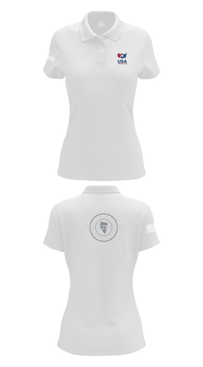 Nevada Elite Wrestling Women's Short Sleeve Performance Polo  - 17