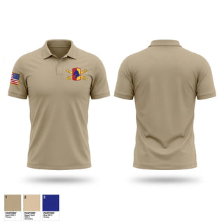 Short Sleeve Performance Polo, 138th Fires Brigade, National Guard, Teamtime, Team time, sublimation, custom sports apparel, team uniforms, spirit wear, spiritwear, sports uniforms, custom shirts, team store, custom team store, fundraiser sports, apparel fundraiser