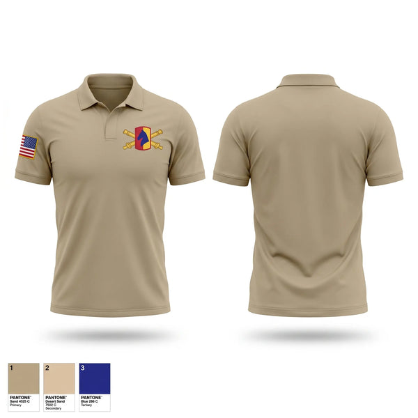 Short Sleeve Performance Polo, 138th Fires Brigade, National Guard, Teamtime, Team time, sublimation, custom sports apparel, team uniforms, spirit wear, spiritwear, sports uniforms, custom shirts, team store, custom team store, fundraiser sports, apparel fundraiser