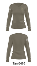 Georgia Department of Public Safety 90457574 Women's Long Sleeve V-neck Shirt - 11