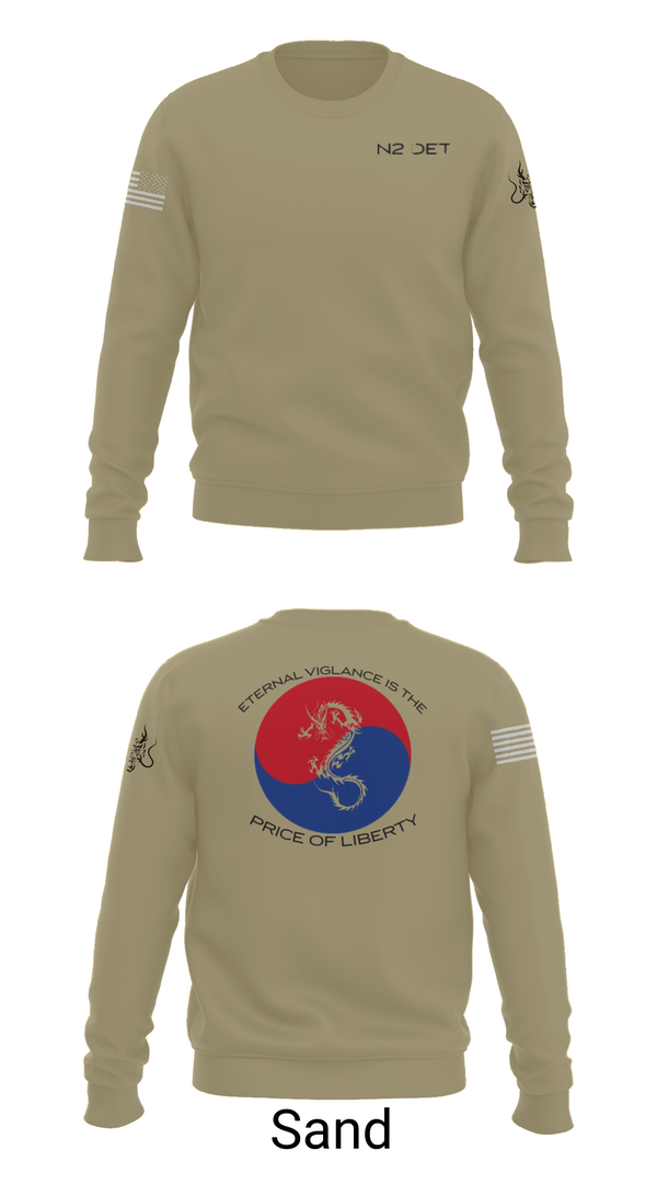 Crew Neck Sweatshirt, CNFK DET CHINHAE, Navy, Teamtime, Team time, sublimation, custom sports apparel, team uniforms, spirit wear, spiritwear, sports uniforms, custom shirts, team store, custom team store, fundraiser sports, apparel fundraiser