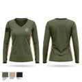 Costilla County Sheriff's Office Women's Long Sleeve V-neck Shirt - 1