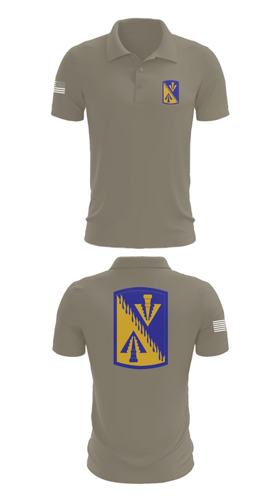 128th Aviation Brigade 66683018 Short Sleeve Performance Polo - 67