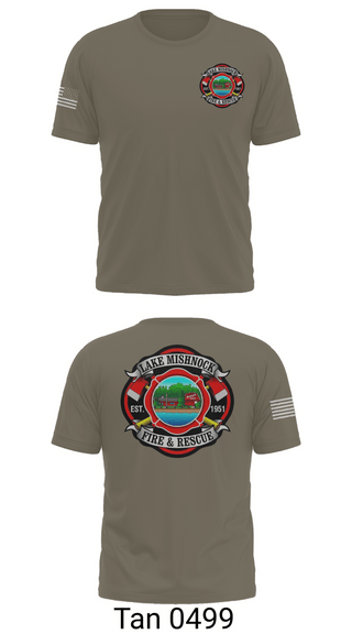Old School Cotton Feel Shirt, Lake Mishnock Fire Rescue, Fire Department, Teamtime, Team time, sublimation, custom sports apparel, team uniforms, spirit wear, spiritwear, sports uniforms, custom shirts, team store, custom team store, fundraiser sports, apparel fundraiser