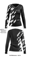 New Life Nashville 419223 Women's Long Sleeve V-neck Shirt - 2