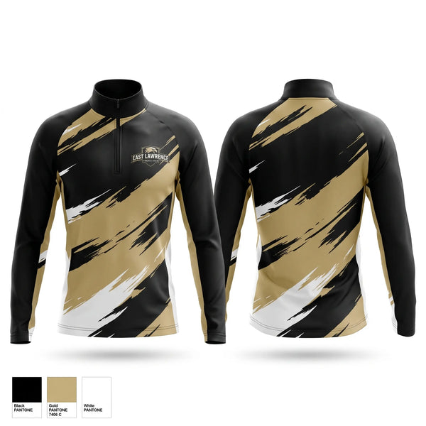 Quarter Zip Jacket, East Lawrence, Track & Field, Teamtime, Team time, sublimation, custom sports apparel, team uniforms, spirit wear, spiritwear, sports uniforms, custom shirts, team store, custom team store, fundraiser sports, apparel fundraiser