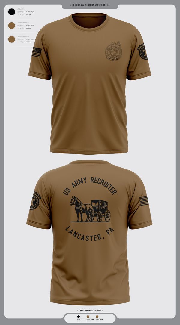 Short Sleeve Performance Shirt, LANCASTE, PA RECRUITING, , Teamtime, Team time, sublimation, custom sports apparel, team uniforms, spirit wear, spiritwear, sports uniforms, custom shirts, team store, custom team store, fundraiser sports, apparel fundraiser