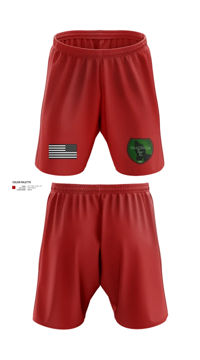 WeAllWeGot~Family First 22026589 Athletic Shorts With Pockets - 22