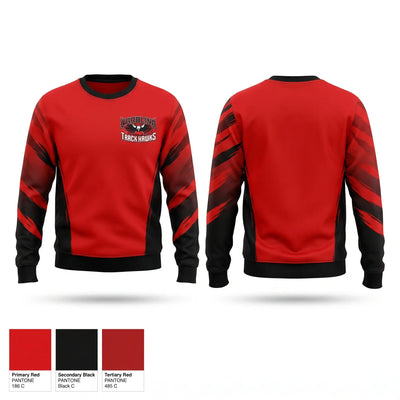 Carolina Track Hawks Crew Neck Sweatshirt - 1