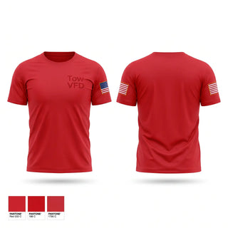 Short Sleeve Performance Shirt, Tow VFD, Fire Department, Teamtime, Team time, sublimation, custom sports apparel, team uniforms, spirit wear, spiritwear, sports uniforms, custom shirts, team store, custom team store, fundraiser sports, apparel fundraiser
