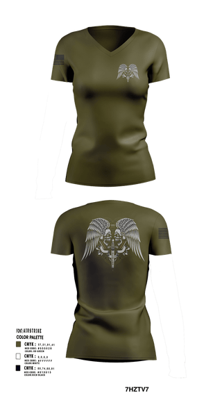 Womens Short Sleeve Vneck Shirt, Az Reapers, Army, Teamtime, Team time, sublimation, custom sports apparel, team uniforms, spirit wear, spiritwear, sports uniforms, custom shirts, team store, custom team store, fundraiser sports, apparel fundraiser