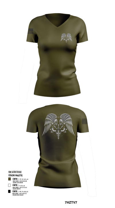 Az Reapers 53491469 Women's Short Sleeve V-neck Shirt - 52