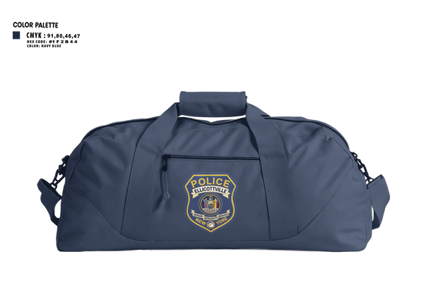Duffle Bag, Ellicottville Police Department, Police, Teamtime, Team time, sublimation, custom sports apparel, team uniforms, spirit wear, spiritwear, sports uniforms, custom shirts, team store, custom team store, fundraiser sports, apparel fundraiser