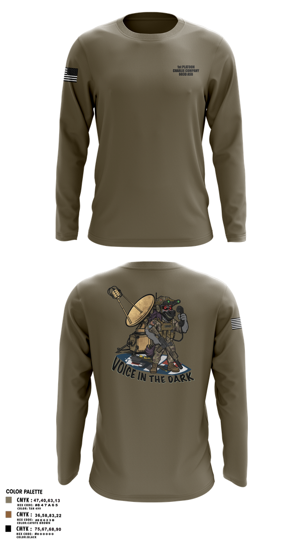 Long Sleeve Performance Shirt, CCO 603 ASB 3CAB, Army, Teamtime, Team time, sublimation, custom sports apparel, team uniforms, spirit wear, spiritwear, sports uniforms, custom shirts, team store, custom team store, fundraiser sports, apparel fundraiser