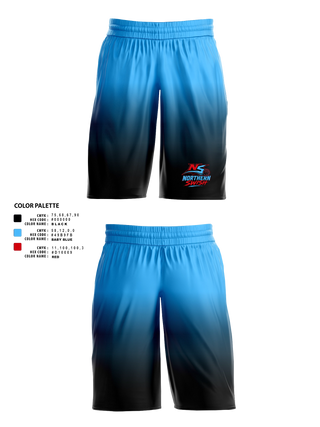 Mens Basketball Shorts, NORTHERN SWISH, Men's Basketball, Teamtime, Team time, sublimation, custom sports apparel, team uniforms, spirit wear, spiritwear, sports uniforms, custom shirts, team store, custom team store, fundraiser sports, apparel fundraiser