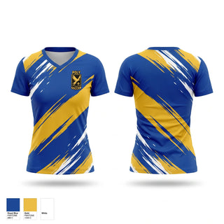 Womens Short Sleeve Vneck Shirt, Poly High School, Women's Soccer, Teamtime, Team time, sublimation, custom sports apparel, team uniforms, spirit wear, spiritwear, sports uniforms, custom shirts, team store, custom team store, fundraiser sports, apparel fundraiser