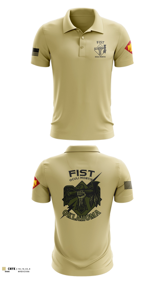 Short Sleeve Performance Polo, HHB 160th FIST, Army, Teamtime, Team time, sublimation, custom sports apparel, team uniforms, spirit wear, spiritwear, sports uniforms, custom shirts, team store, custom team store, fundraiser sports, apparel fundraiser