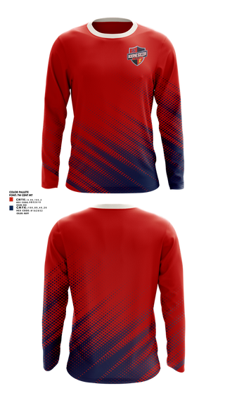 Long Sleeve Performance Shirt, Boerne Soccer Club, Men's Soccer, Teamtime, Team time, sublimation, custom sports apparel, team uniforms, spirit wear, spiritwear, sports uniforms, custom shirts, team store, custom team store, fundraiser sports, apparel fundraiser