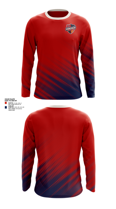 Boerne Soccer Club 18018985 Long Sleeve Performance Shirt 1
