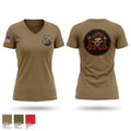 Honey badgers FMT Women's Short Sleeve V-neck Shirt - 1