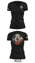 Sabinal Volunteer Fire Department 12517194 Women's Short Sleeve V-neck Shirt - 24