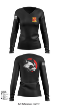 3-27 68507802 Women's Long Sleeve V-neck Shirt - 101