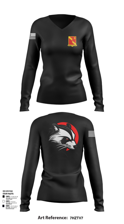 3-27 68507802 Women's Long Sleeve V-neck Shirt - 101