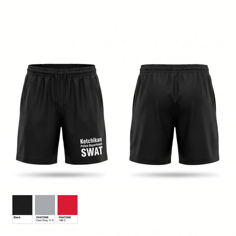 Athletic Shorts With Pockets, Ketchikan Police Department SWAT, Police, Teamtime, Team time, sublimation, custom sports apparel, team uniforms, spirit wear, spiritwear, sports uniforms, custom shirts, team store, custom team store, fundraiser sports, apparel fundraiser