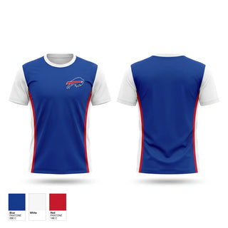 Short Sleeve Performance Shirt, Buffalo Bills Wheelchair Football, Ice Hockey, Teamtime, Team time, sublimation, custom sports apparel, team uniforms, spirit wear, spiritwear, sports uniforms, custom shirts, team store, custom team store, fundraiser sports, apparel fundraiser