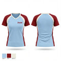 Smoke 47057194 Women's Short Sleeve V-neck Shirt - 1