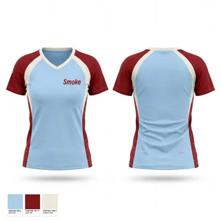 Womens Short Sleeve Vneck Shirt, Smoke, Softball, Teamtime, Team time, sublimation, custom sports apparel, team uniforms, spirit wear, spiritwear, sports uniforms, custom shirts, team store, custom team store, fundraiser sports, apparel fundraiser