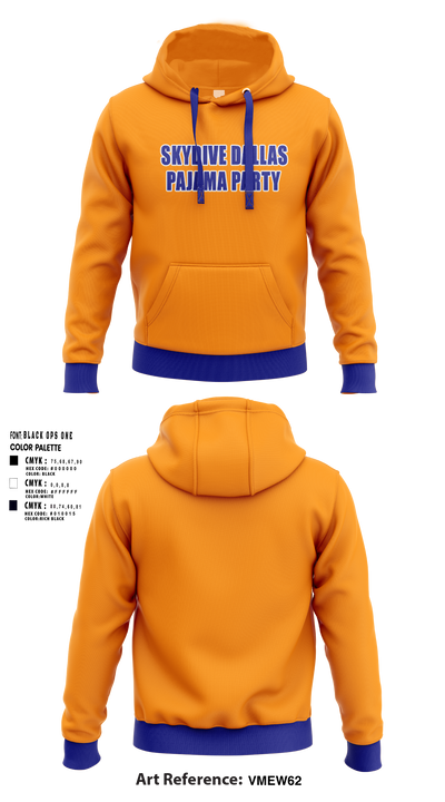 Skydive Dallas Pajama Party 6705089 Hoodie - 6