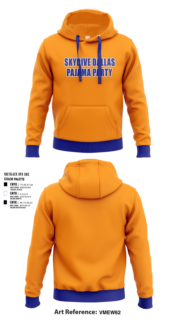 Hoodie, Skydive Dallas Pajama Party, Water Polo, Teamtime, Team time, sublimation, custom sports apparel, team uniforms, spirit wear, spiritwear, sports uniforms, custom shirts, team store, custom team store, fundraiser sports, apparel fundraiser