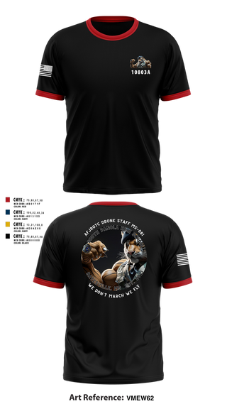 Short Sleeve Performance Shirt, AFJROTC MS-081 DRONE TEAM, , Teamtime, Team time, sublimation, custom sports apparel, team uniforms, spirit wear, spiritwear, sports uniforms, custom shirts, team store, custom team store, fundraiser sports, apparel fundraiser