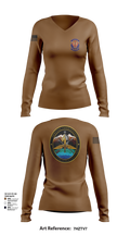 IWTF-C 34829502 Women's Long Sleeve V-neck Shirt - 103