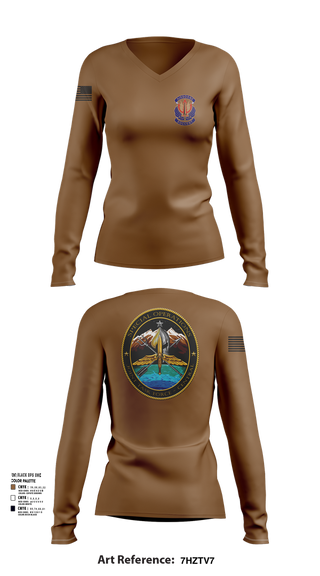 Womens Long Sleeve Vneck Shirt, IWTF-C, Air Force, Teamtime, Team time, sublimation, custom sports apparel, team uniforms, spirit wear, spiritwear, sports uniforms, custom shirts, team store, custom team store, fundraiser sports, apparel fundraiser