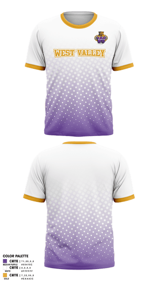 Short Sleeve Performance Shirt, West Valley, Track & Field, Teamtime, Team time, sublimation, custom sports apparel, team uniforms, spirit wear, spiritwear, sports uniforms, custom shirts, team store, custom team store, fundraiser sports, apparel fundraiser