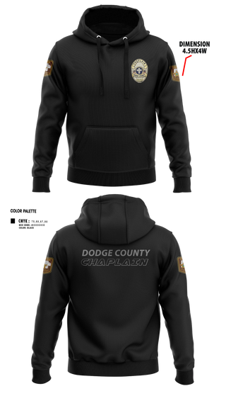 Hoodie, Dodge County Sheriff's Office, Police, Teamtime, Team time, sublimation, custom sports apparel, team uniforms, spirit wear, spiritwear, sports uniforms, custom shirts, team store, custom team store, fundraiser sports, apparel fundraiser