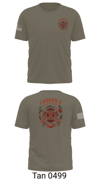 Old School Cotton Feel Shirt, Ladder 2, Fire Department, Teamtime, Team time, sublimation, custom sports apparel, team uniforms, spirit wear, spiritwear, sports uniforms, custom shirts, team store, custom team store, fundraiser sports, apparel fundraiser