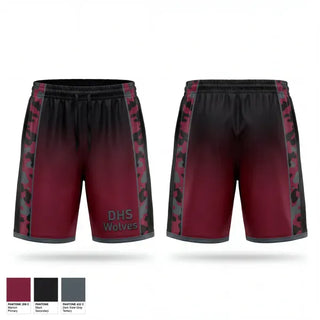 Mens Soccer Shorts, DHS Wolves, Men's Soccer, Teamtime, Team time, sublimation, custom sports apparel, team uniforms, spirit wear, spiritwear, sports uniforms, custom shirts, team store, custom team store, fundraiser sports, apparel fundraiser
