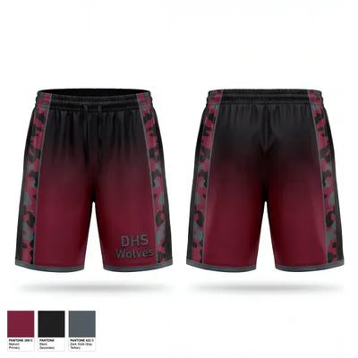 DHS Wolves 33209504 Mens Soccer Shorts - 1