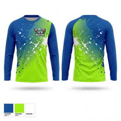 Barryfarms beavers 64575472 Long Sleeve Performance Shirt 1